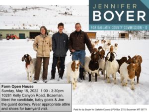 Jennifer Boyer event flyer