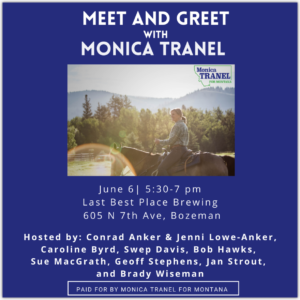 Meet and Greet with Monica Tranel