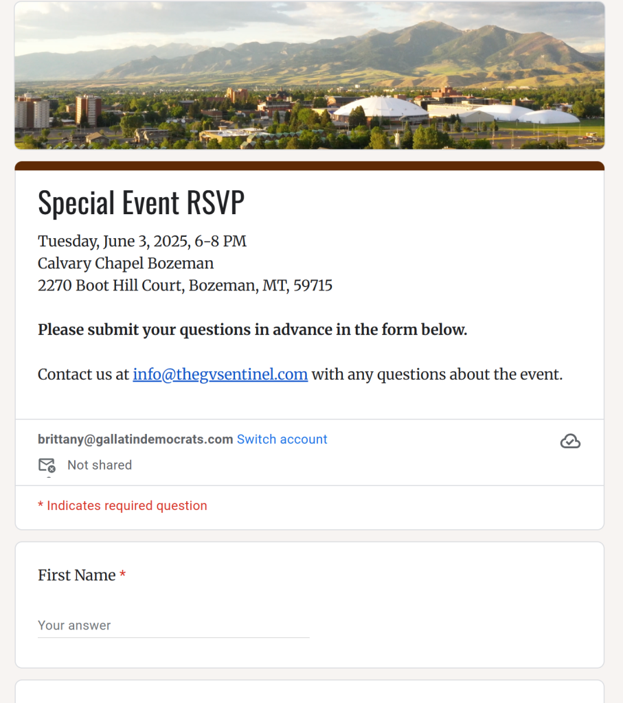 Rescheduled Public Safety Town Hall